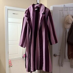 new Hommey L/XL women's robe in Boysenberry